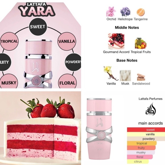 Lattafa Yara Pink vanilla tangerine🍊musk - Picture 2 of 2